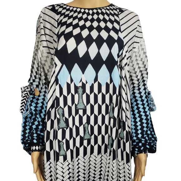 Almirah by Junaid Jamshed Ready-Made 1PC Linen Kurti/Tunic/Kameez/Shirt Small 43 - Picture 4 of 8